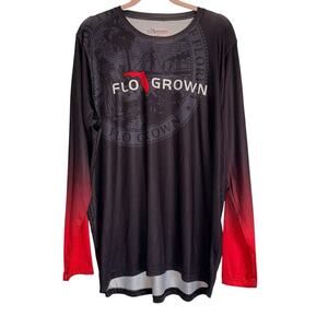 Flogrown Sz XL Darkside Performance‎ Shirt Fishing Outdoors Florida